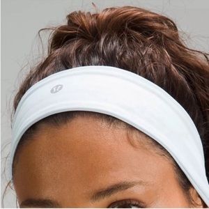 Lululemon Fly Away Tamer Headband in White